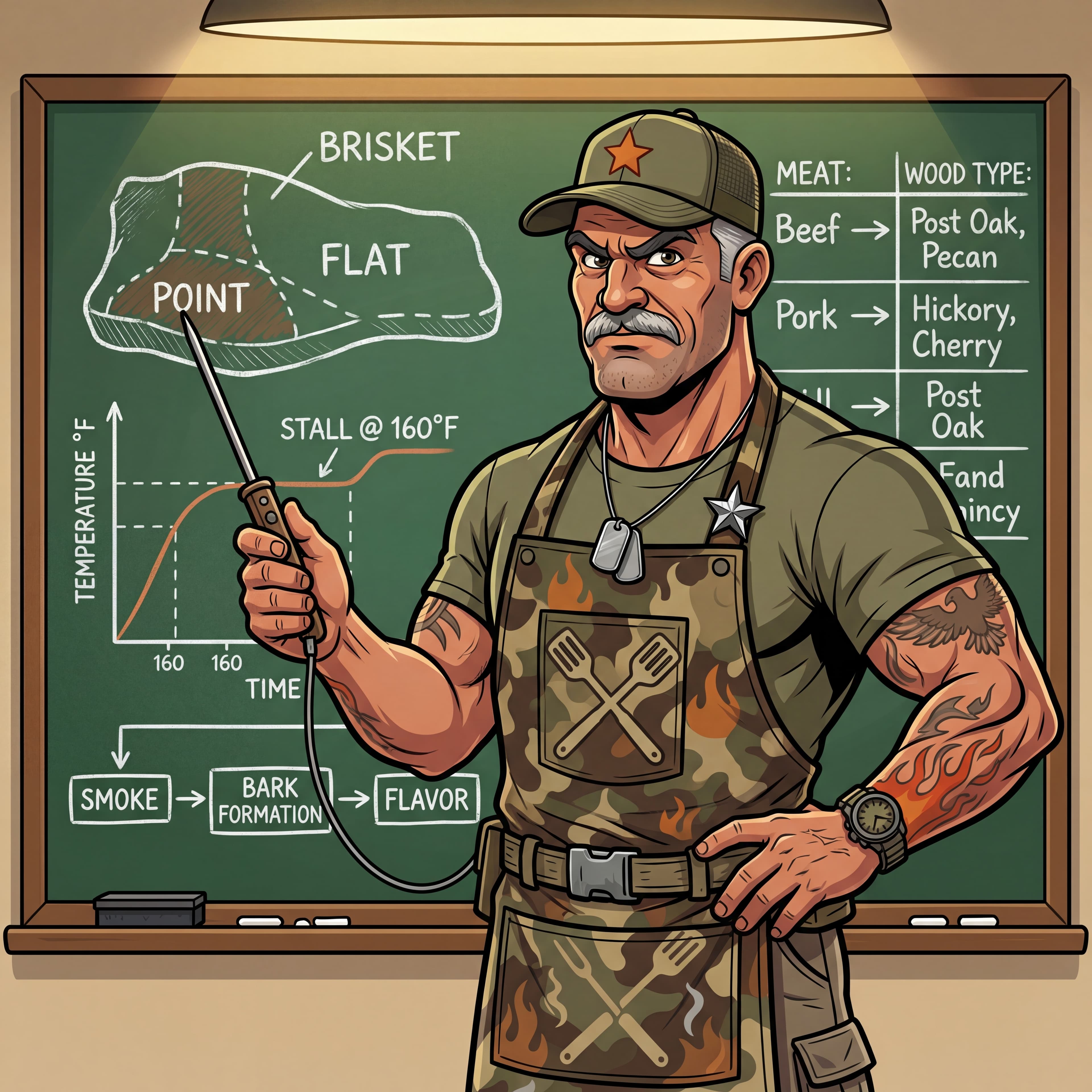 Basic Training cover art with the Major at the briefing board